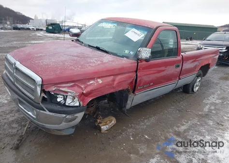1997 Dodge Ram 1500 Lt из США, поврежденный, VIN 1B7HF16Z0VS172103